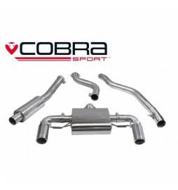 BMW M240i (F22 LCI) 2015- Cobra Sport / MANUAL GEARBOX - Cat Back Exhaust (Resonated)