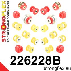 Kit completo de silentblocks de suspensión Strongflex Audi A3 8V, A3 8Y, TT 8S, Seat León KL, León 5F y otros