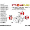 Kit completo de silentblocks de suspensión Strongflex Audi S3 8V, RS3 8V, A3 8V, A3 8Y, S3 y RS3 8Y y otros