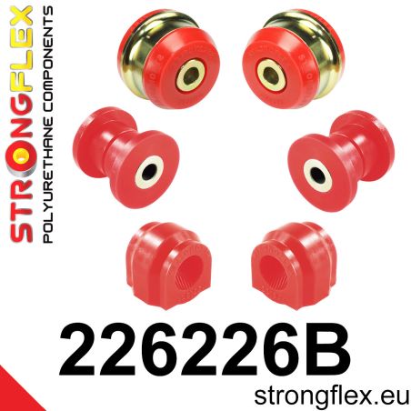 Kit de silentblocks de suspensión delantera Strongflex Audi A3 8V, S3 8V, RS3 8V, A3 8Y, S3 y RS3 8Y y otros