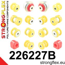 Kit de silentblocks de suspensión trasera Strongflex Audi A3 8V, S3 8V, RS3 8V, S1 8X, A3 8Y y otros