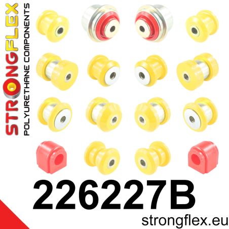 Kit de silentblocks de suspensión trasera Strongflex Audi A3 8V, S3 8V, RS3 8V, S1 8X, A3 8Y y otros