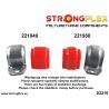 Kit de silentblocks de suspensión trasera Strongflex Audi A3 8V, S3 8V, RS3 8V, S1 8X, A3 8Y y otros
