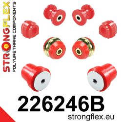 Kit de silentblocks de suspensión delantera y eje trasero Strongflex Audi A3 8V, A3 8Y, Seat León 5F, León KL y otros
