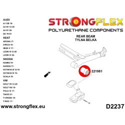 Kit de silentblocks de suspensión delantera y eje trasero Strongflex Audi A3 8V, A3 8Y, Seat León 5F, León KL y otros
