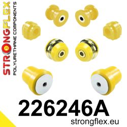 Kit de silentblocks de suspensión delantera y eje trasero Strongflex Audi A3 8V, A3 8Y, Seat León 5F, León KL y otros