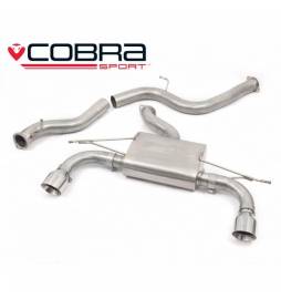 Ford Focus ST 225 (Mk2) 2005-11 Cobra Sport / Cat Back Exhaust (Non-Resonated)