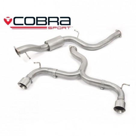 Ford Focus ST 225 (Mk2) 2005-11 Cobra Sport / Cat Back Exhaust (Venom Range)