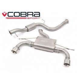 Ford Focus ST 225 (Mk2) 2005-11 Cobra Sport / Cat Back Exhaust (Resonated)