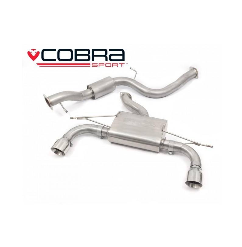 Ford Focus ST 225 (Mk2) 2005-11 Cobra Sport / Cat Back Exhaust (Resonated)