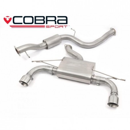 Ford Focus ST 225 (Mk2) 2005-11 Cobra Sport / Cat Back Exhaust (Resonated)