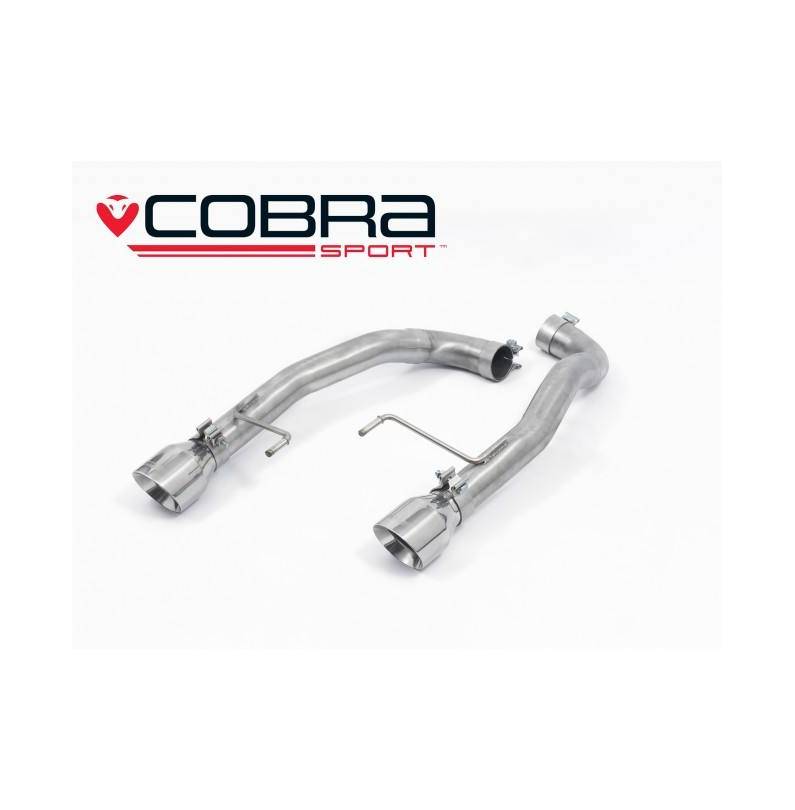 Ford Mustang 5.0 V8 GT (Fastback) 2015-18 Cobra Sport / Axle Back Exhaust - Venom Style