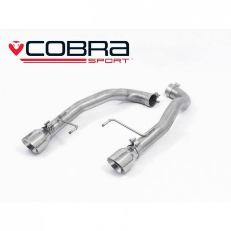 Ford Mustang 5.0 V8 GT (Fastback) 2015-18 Cobra Sport / Axle Back Exhaust - Venom Style