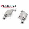 Ford Mustang 5.0 V8 GT (Fastback) 2015-18 Cobra Sport / Axle Back Exhaust - Rear Boxes