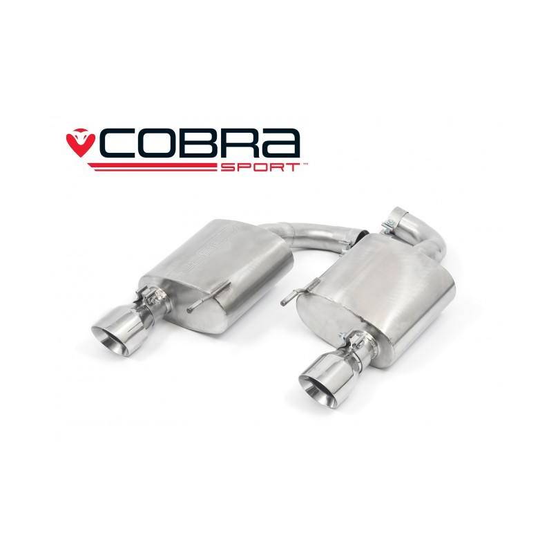 Ford Mustang 5.0 V8 GT (Fastback) 2015-18 Cobra Sport / Axle Back Exhaust - Rear Boxes