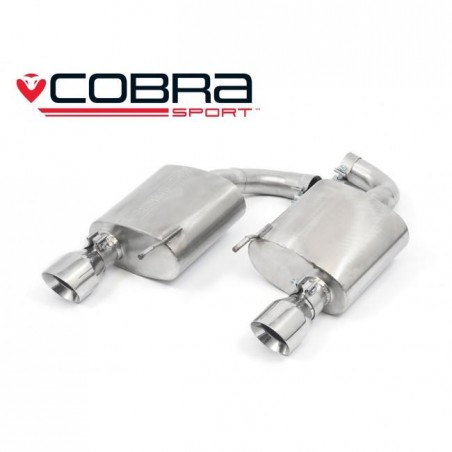 Ford Mustang 5.0 V8 GT (Fastback) 2015-18 Cobra Sport / Axle Back Exhaust - Rear Boxes