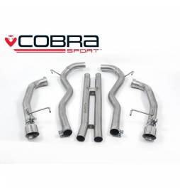 Ford Mustang 5.0 V8 GT (Fastback) 2015-18 Cobra Sport / Cat Back Exhaust - Venom Style