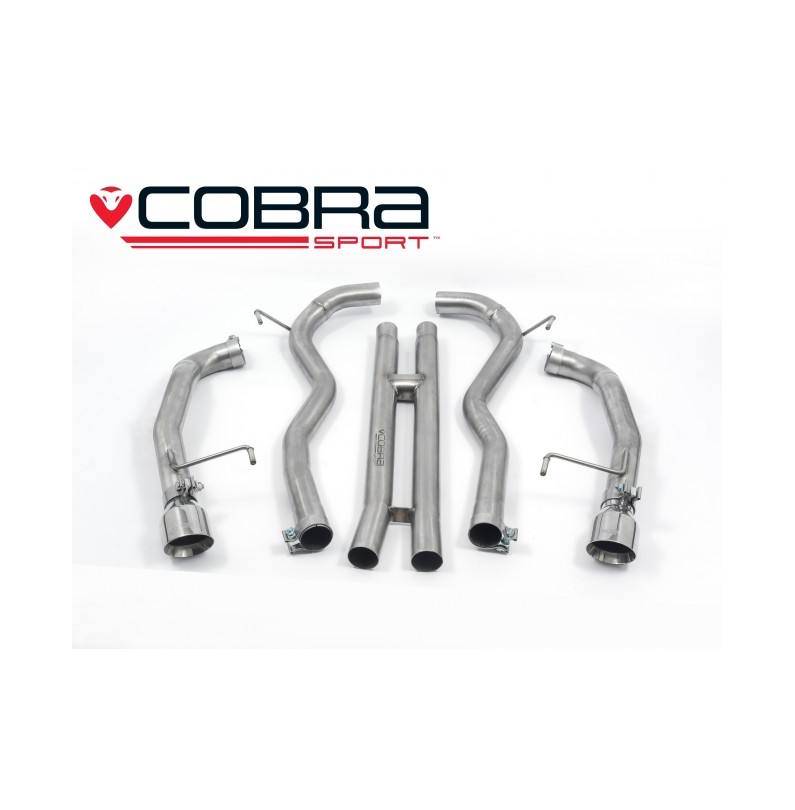 Ford Mustang 5.0 V8 GT (Fastback) 2015-18 Cobra Sport / Cat Back Exhaust - Venom Style Ford Mustang 5.0 V8 GT (Fastback) 2015-18 Cobra Sport / Cat Back Exhaust - Venom Style
