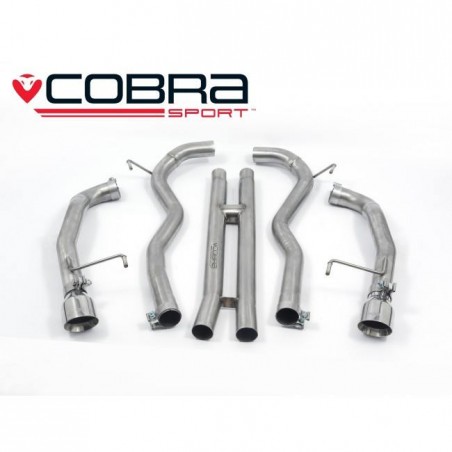 Ford Mustang 5.0 V8 GT (Fastback) 2015-18 Cobra Sport / Cat Back Exhaust - Venom Style