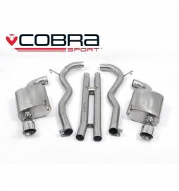 Ford Mustang 5.0 V8 GT (Fastback) 2015-18 Cobra Sport / Cat Back Exhaust - Rear Boxes