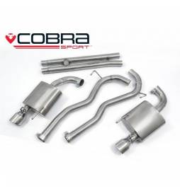 Ford Mustang 5.0 V8 GT (Fastback) 2015-18 Cobra Sport / Cat Back Exhaust - Rear Boxes