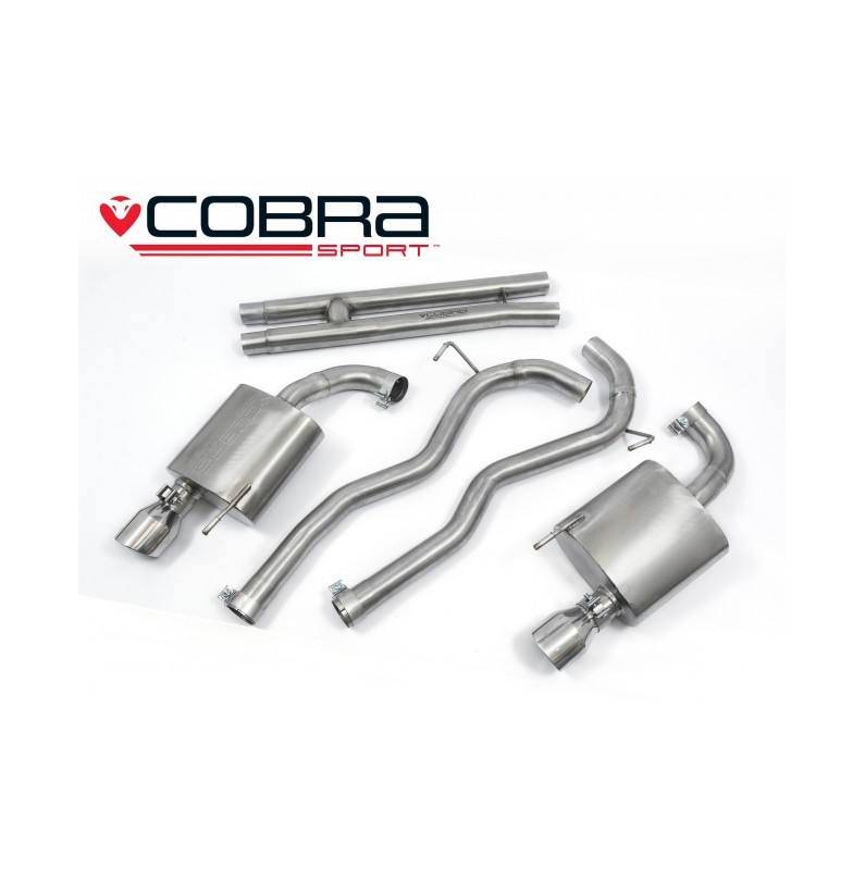 Ford Mustang 5.0 V8 GT (Fastback) 2015-18 Cobra Sport / Cat Back Exhaust - Rear Boxes Ford Mustang 5.0 V8 GT (Fastback) 2015-18 Cobra Sport / Cat Back Exhaust - Rear Boxes