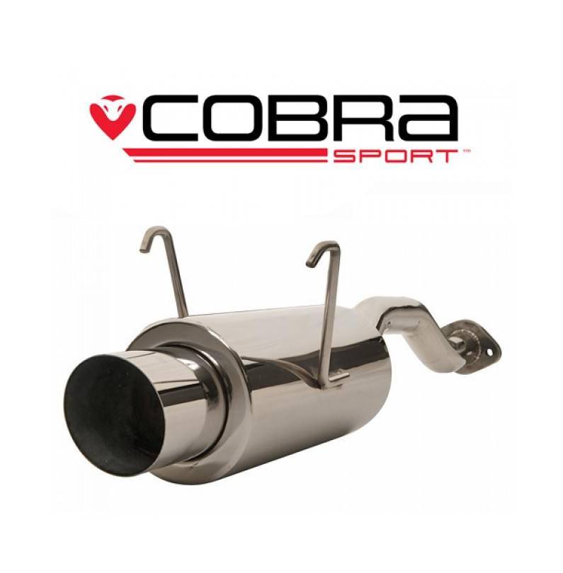 Honda Civic Type R (EP3) 2000-06 Cobra Sport / Rear Exhaust with Round Tailpipe