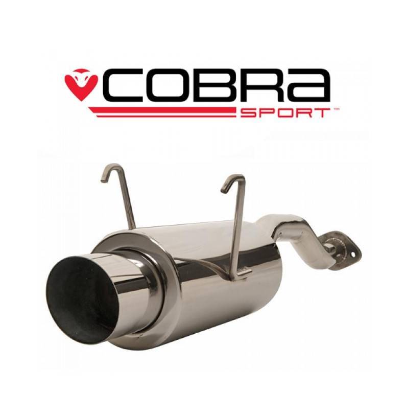 Honda Civic Type R (EP3) 2000-06 Cobra Sport / Rear Exhaust with Round Tailpipe Honda Civic Type R (EP3) 2000-06 Cobra Sport / Rear Exhaust with Round Tailpipe