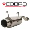 Honda Civic Type R (EP3) 2000-06 Cobra Sport / Rear Exhaust with Round Tailpipe