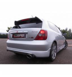 Honda Civic Type R (EP3) 2000-06 Cobra Sport / Rear Exhaust with Oval Tailpipe