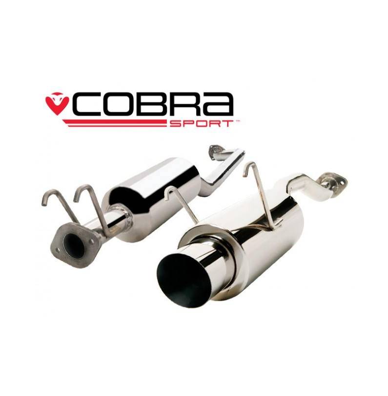 Honda Civic Type R (EP3) 2000-06 Cobra Sport / Cat Back Exhaust with Round Tailpipe Honda Civic Type R (EP3) 2000-06 Cobra Sport / Cat Back Exhaust with Round Tailpipe