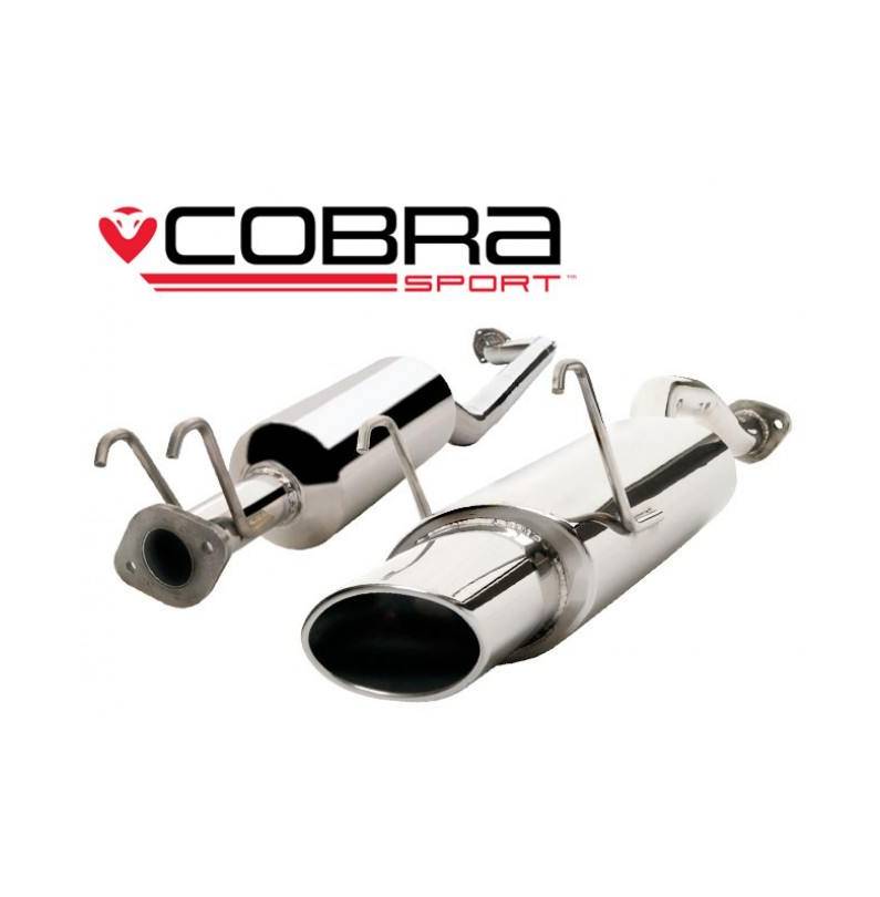 Honda Civic Type R (EP3) 2000-06 Cobra Sport / Cat Back Exhaust with Oval Tailpipe Honda Civic Type R (EP3) 2000-06 Cobra Sport / Cat Back Exhaust with Oval Tailpipe