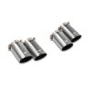 Kit colas de escape "GTS-Gun Metal Grey" derecho-izquierdo OO80 (989646) · Supersprint BMW M3 F80 (2014-2018)