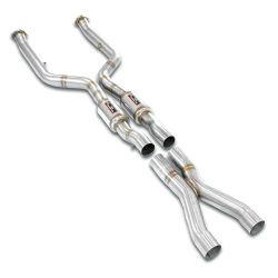 Silencioso delantero derecho-izquierdo + "X-Pipe" elimina tertiary catalizador and OPF (529202) · Supersprint BMW M5 G90/G99 (de