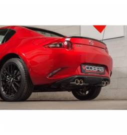 Mazda MX-5 Mk4 (ND) 2015- Cobra Sport / Dual Exit Cat Back Exhaust (Resonated)