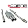 Mini Mk2 Cooper S (R56 & R57) 2006-2013 /Cat Back Exhaust (Resonated)