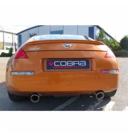Nissan 350Z (2003-09) Cobra Sport / Centre & Rear Exhausts (Non-Resonated)