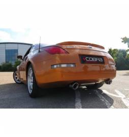 Nissan 350Z (2003-09) Cobra Sport /Centre & Rear Exhausts (Resonated)