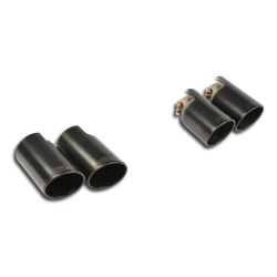 Colas de escape Derecha-Izquierda OO100 "Gun Metal Grey" (248656) · Supersprint Alfa Romeo Stelvio (949) (desde 2017)