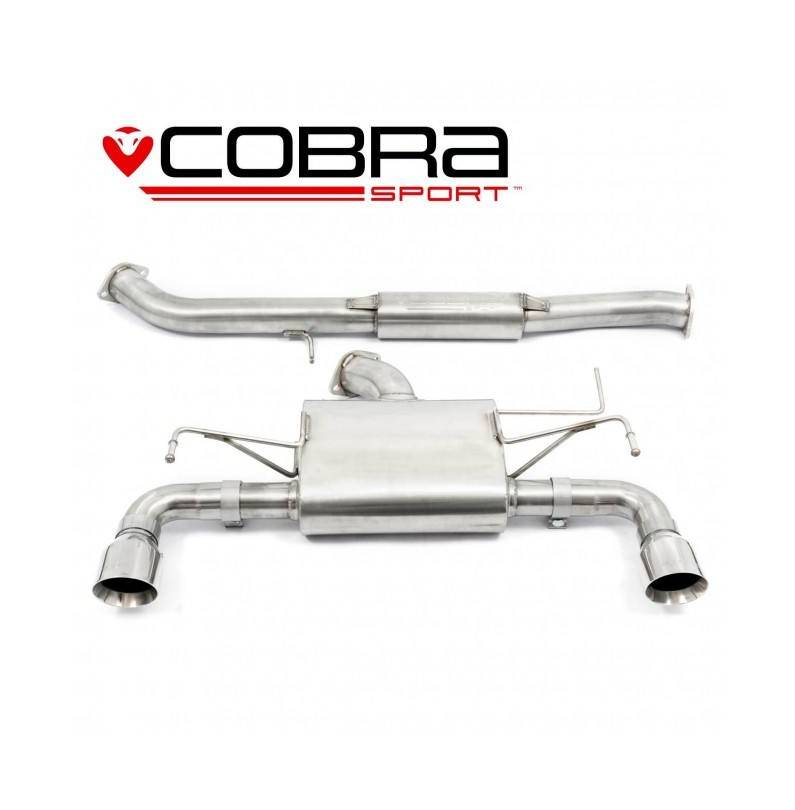 Nissan 350Z (2003-09) Cobra Sport /Centre & Rear Exhausts (Resonated)