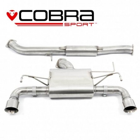 Nissan 350Z (2003-09) Cobra Sport /Centre & Rear Exhausts (Resonated)