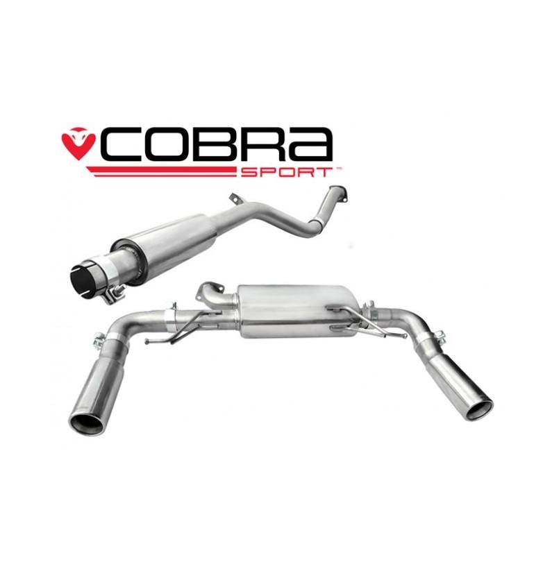 Clio 197 2.0 16V (2006-09) Cobra Sport / Cat Back Exhaust (Resonated)