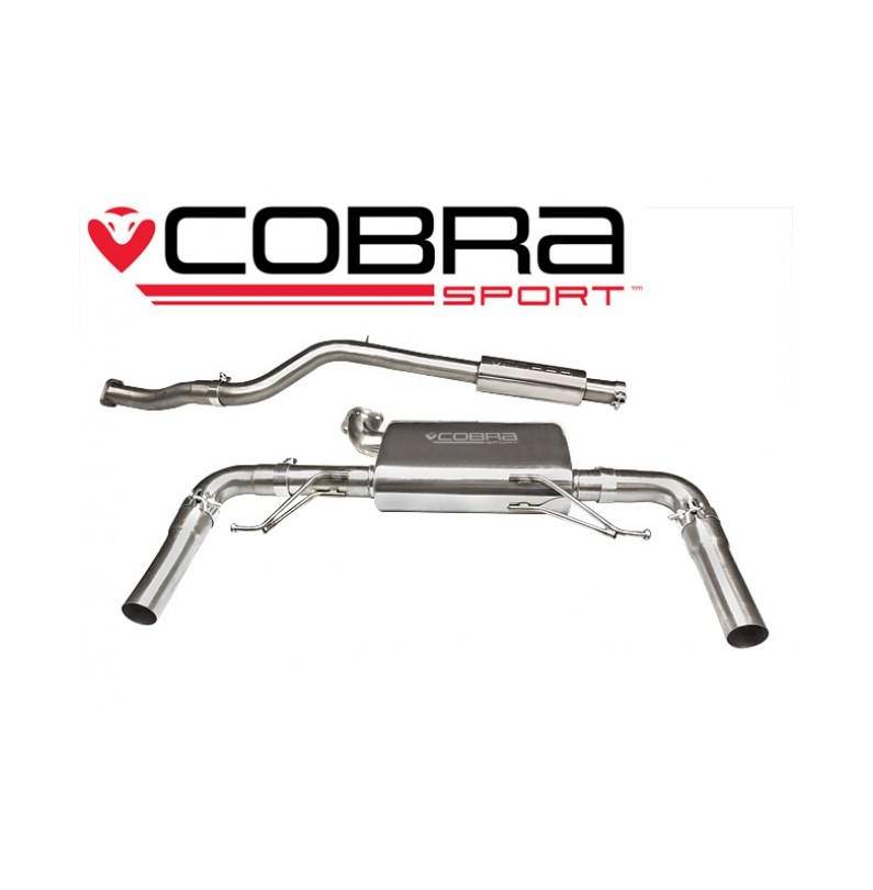 Clio RS 200 2.0 16V (2009-12) Cobra Sport / Cat Back Exhaust (Resonated)