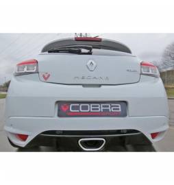 Megane RS 250 & 265 (2009-) Cobra Sport / Cat Back Exhaust (Non-Resonated)
