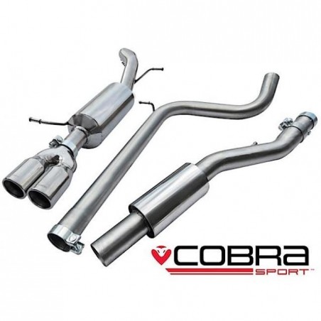 Seat Ibiza FR 1.4 TSI (2010-14) Cobra Sport / Cat Back Exhaust (Resonated)