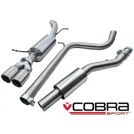 Seat Ibiza FR 1.4 TSI (2010-14) Cobra Sport / Cat Back Exhaust (Resonated)