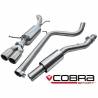 Seat Ibiza FR 1.4 TSI (2010-14) Cobra Sport / Cat Back Exhaust (Resonated)