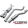 Seat Ibiza FR 1.4 TSI (2010-14) Cobra Sport / Cat Back Exhaust (Resonated)
