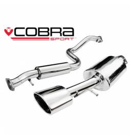 Seat Leon Cupra R (1M-Mk1) 2002-05 Cobra Sport / Cat Back Exhaust (2.5  Bore) (Resonated)