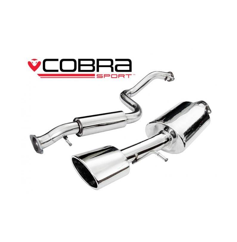 Seat Leon Cupra R (1M-Mk1) 2002-05 Cobra Sport / Cat Back Exhaust (2.5  Bore) (Resonated)